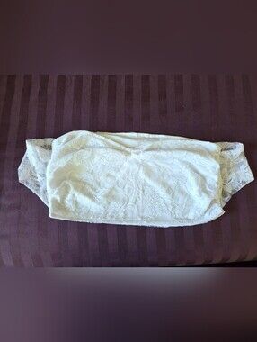 White Lace Halter Bandeau Top